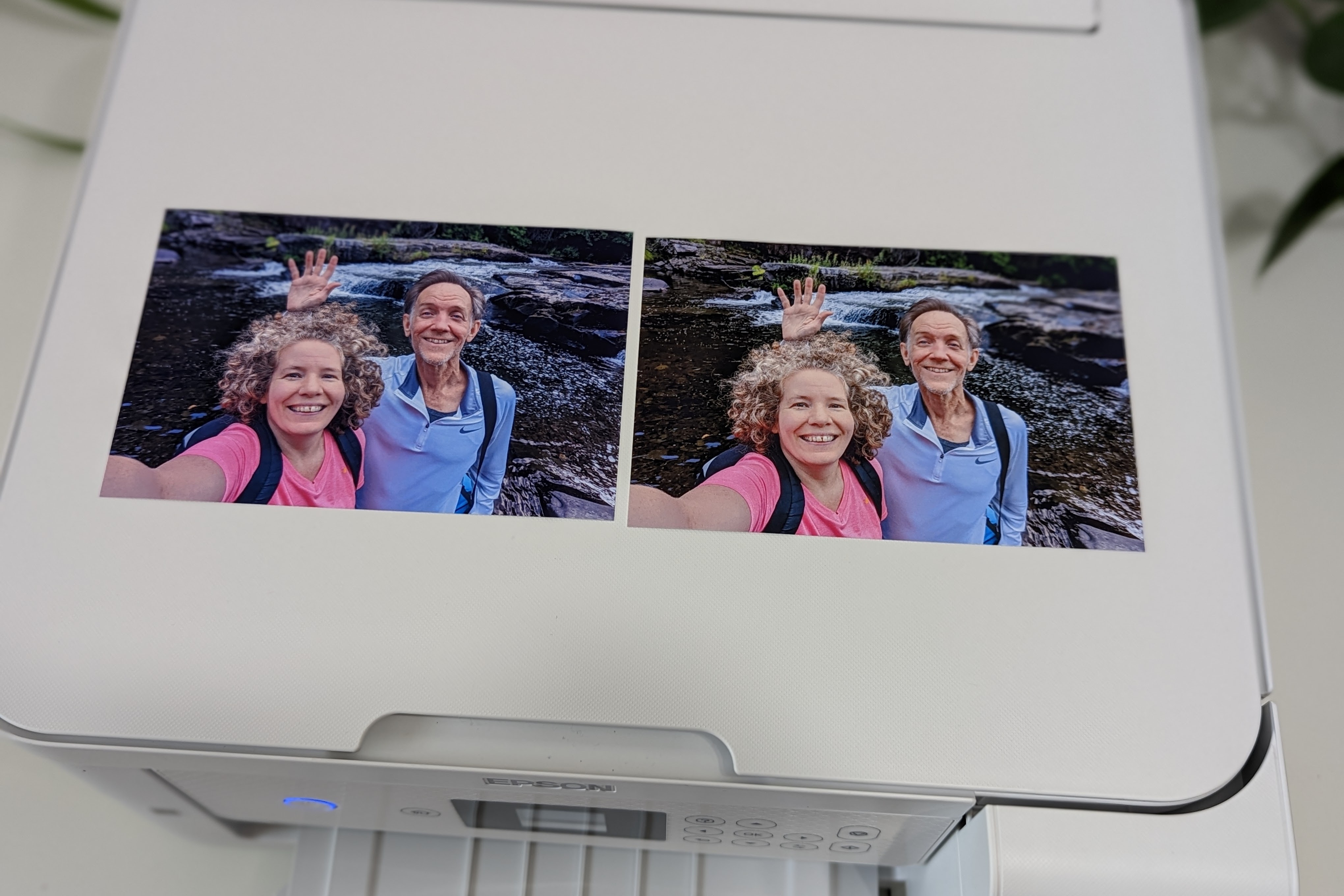 The Epson EcoTank ET-2850 has great photo print quality, but watch out for blue tints