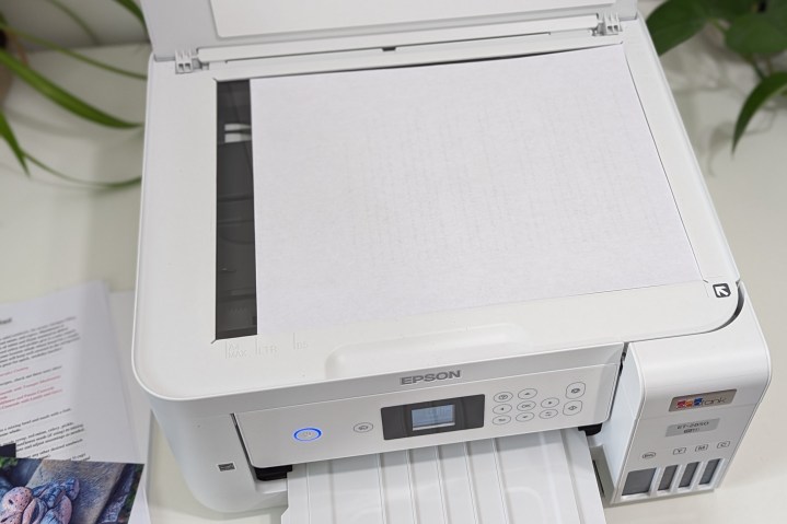 The Epson EcoTank ET-2850's flatbed scanner works well and captures great detail.