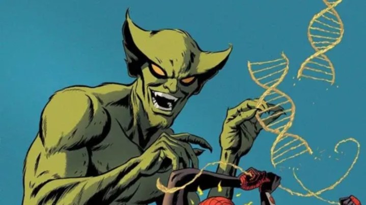 The Jackal smiles in a Marvel comic book.