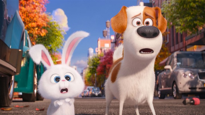 Snowball and Max in The Secret Life of Pets.