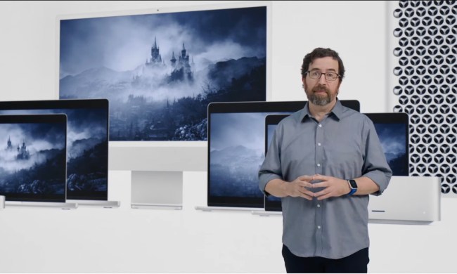 Gaming on Apple's Macs being presented at WWDC 2023.