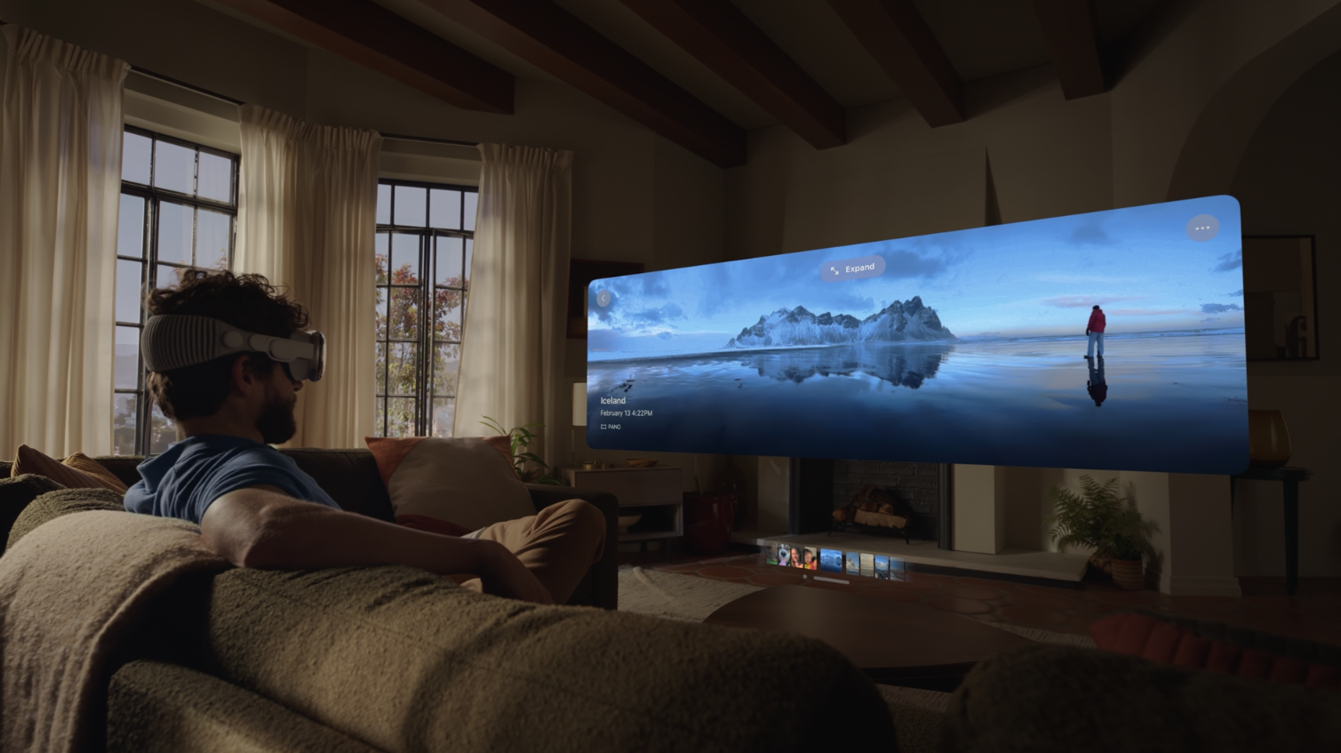 Apple Vision Pro shows TV, 3D movies on a 100-foot-wide screen | Digital Trends