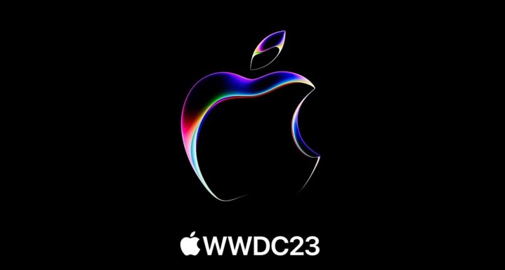 WWDC 2023 के लिए प्रचार लोगो।