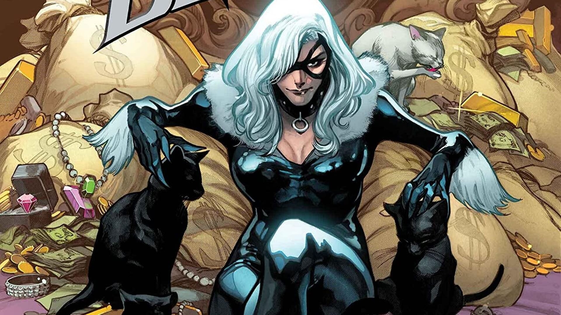 Black se senta em uma cadeira em uma história em quadrinhos da Marvel.