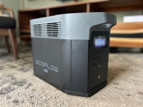 The EcoFlow Delta 2 Max has two cooling fans.