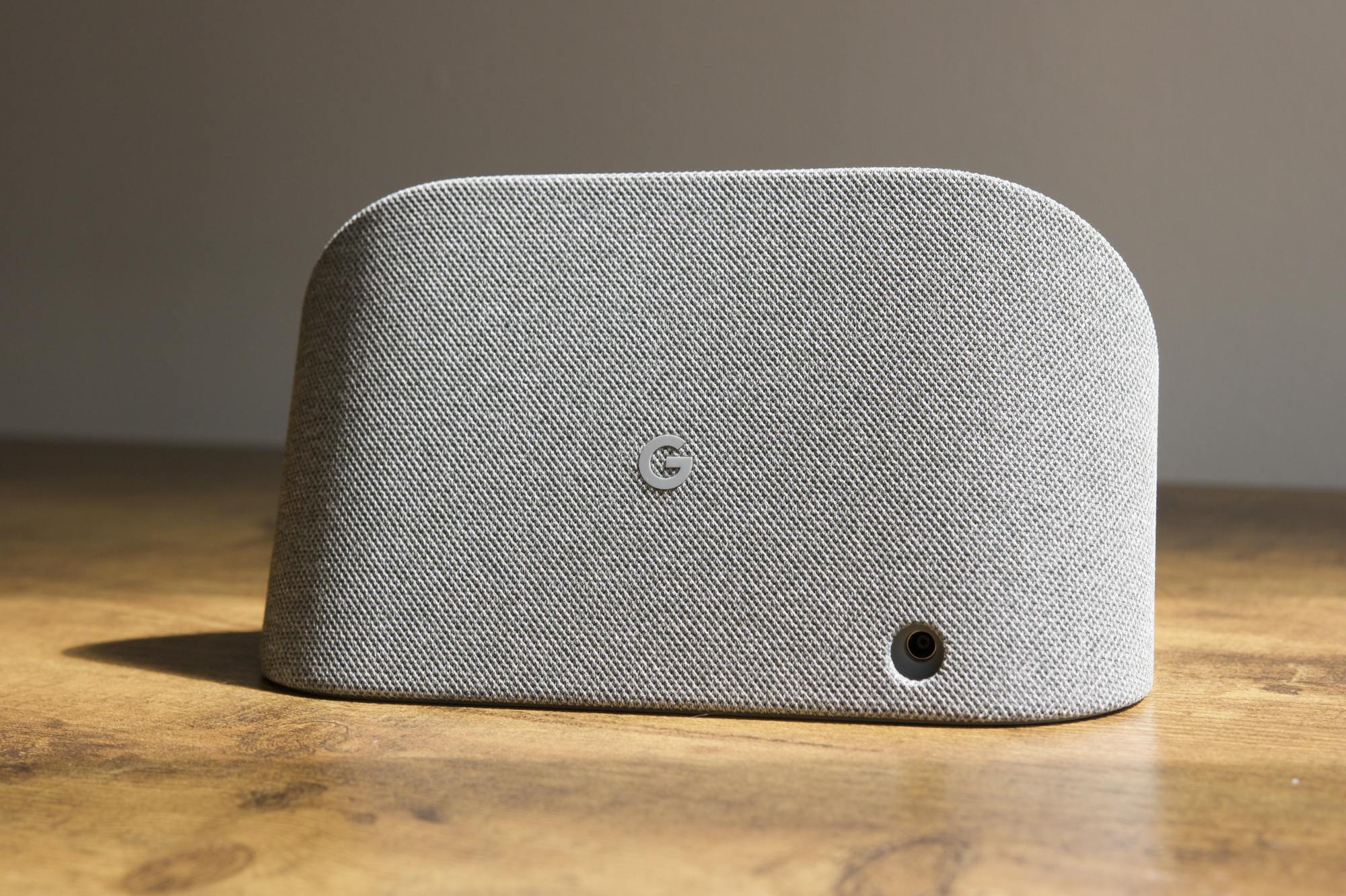 The rear of the charging dock for the Google Pixel Tablet.