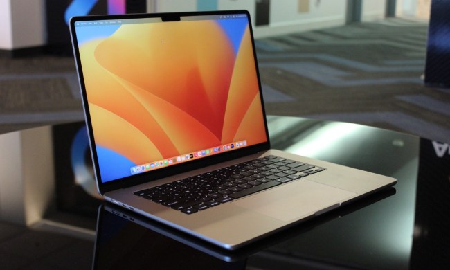 Apple's 15-inch MacBook Air placed on a desk.