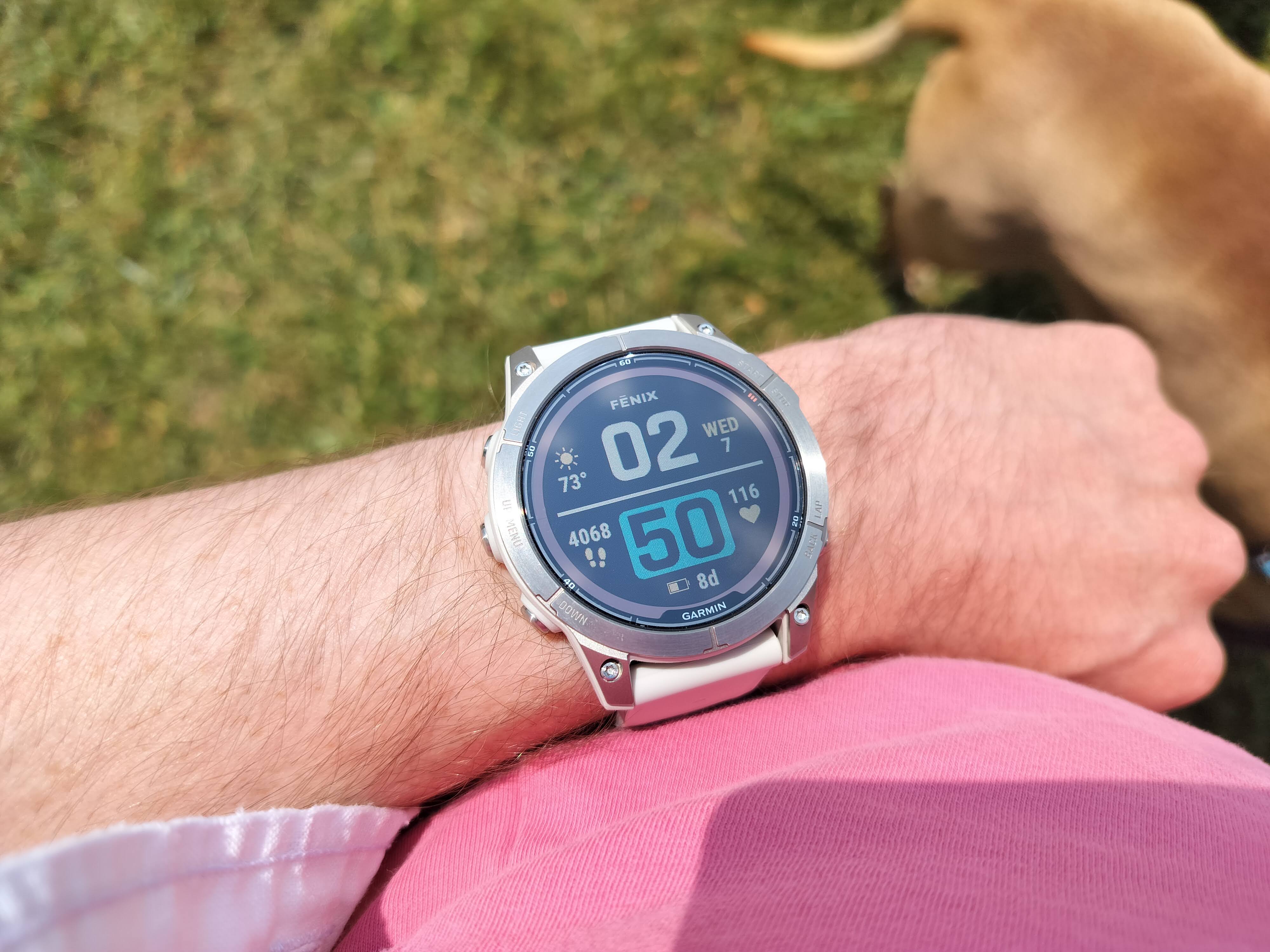 Photo of a Garmin watch taken with the OnePlus Nord N30 5G.