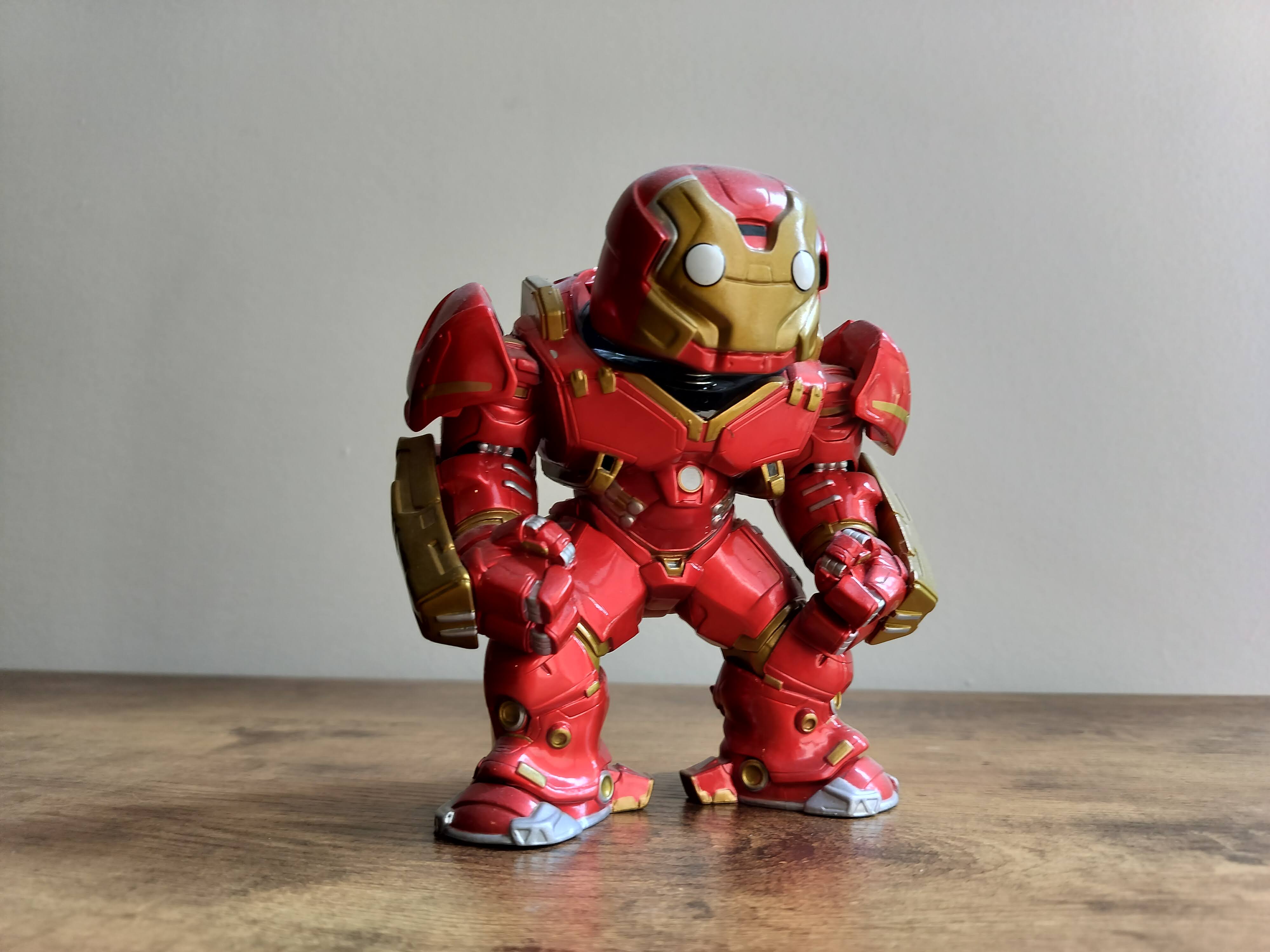 Photo of a Hulkbuster Funko Pop taken with the OnePlus Nord N30 5G.
