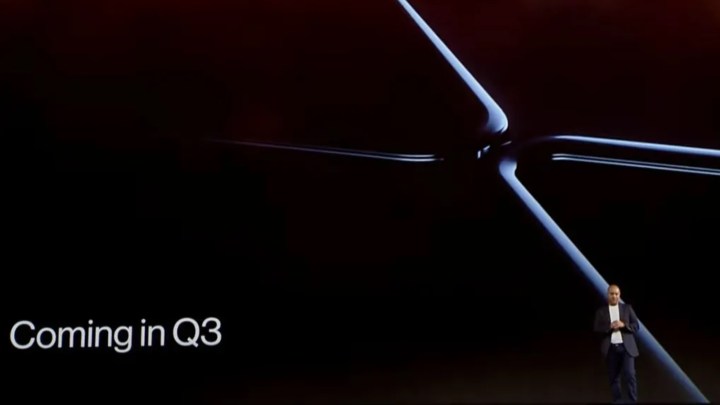 OnePlus teasing a folding phone release for Q3 2023.