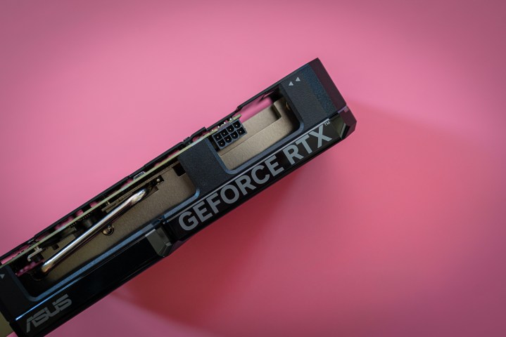 8-pin power connector on the RTX 4060.