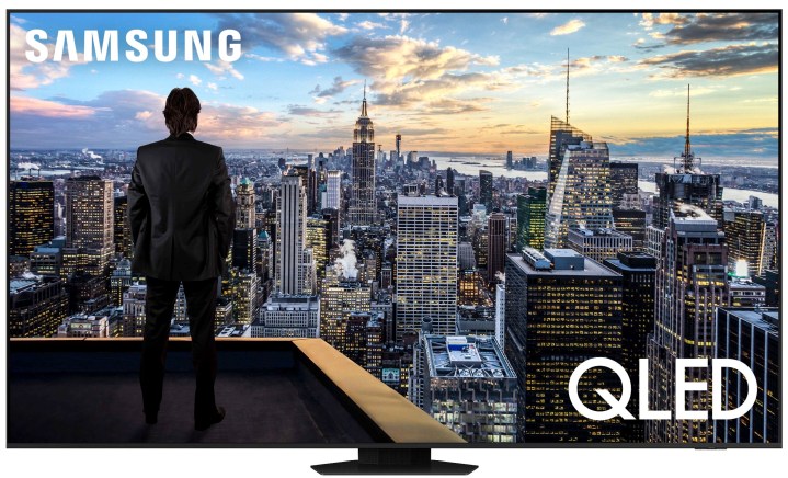 सैमसंग 98-इंच Q80C QLED 4K HDR टीवी।