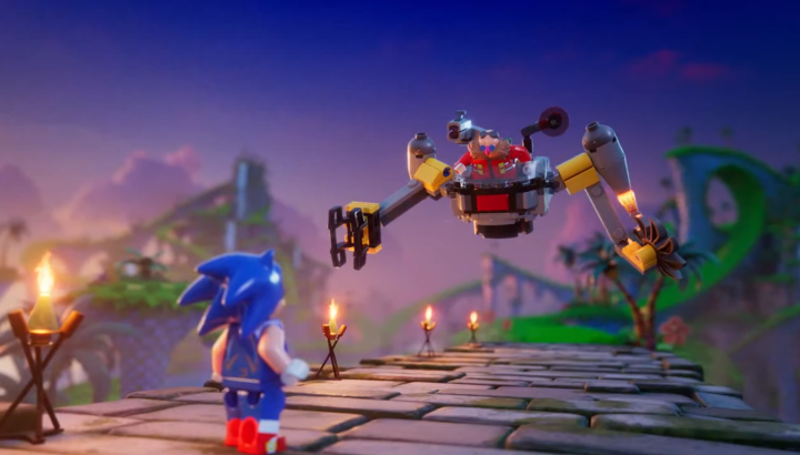 LEGO Sonic se enfrenta a Eggman en Sonic Superstars.