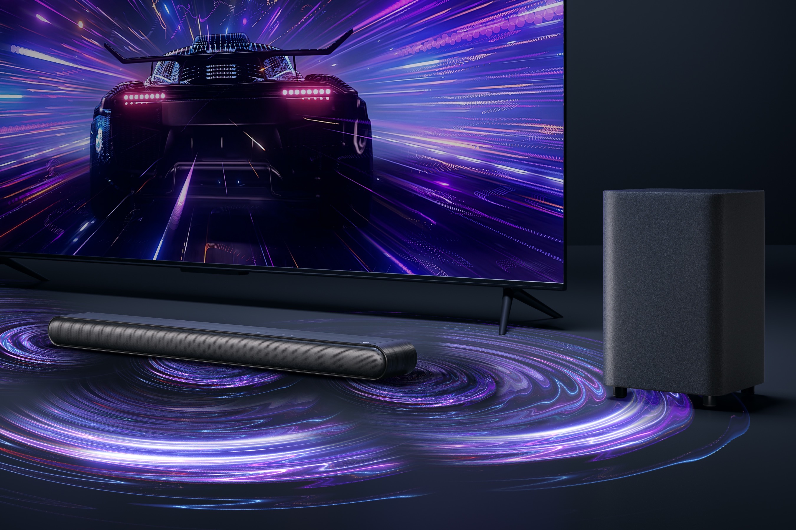 TCL Q Class Premium 3.1 Channel Sound Bar with DTS Virtual:X, Built-in  Center Channel Speaker and Wireless Subwoofer - Q6310