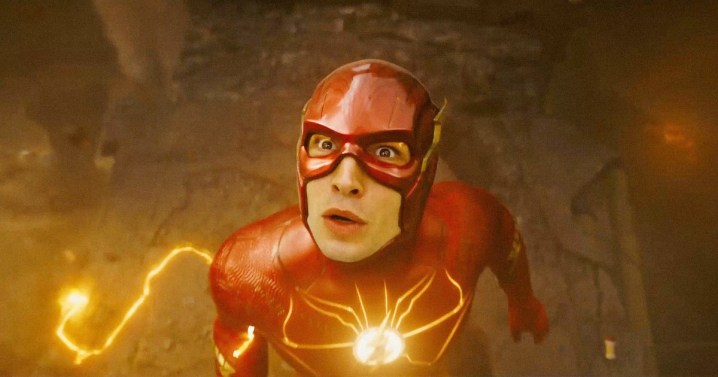 The Flash looks up in The Flash.