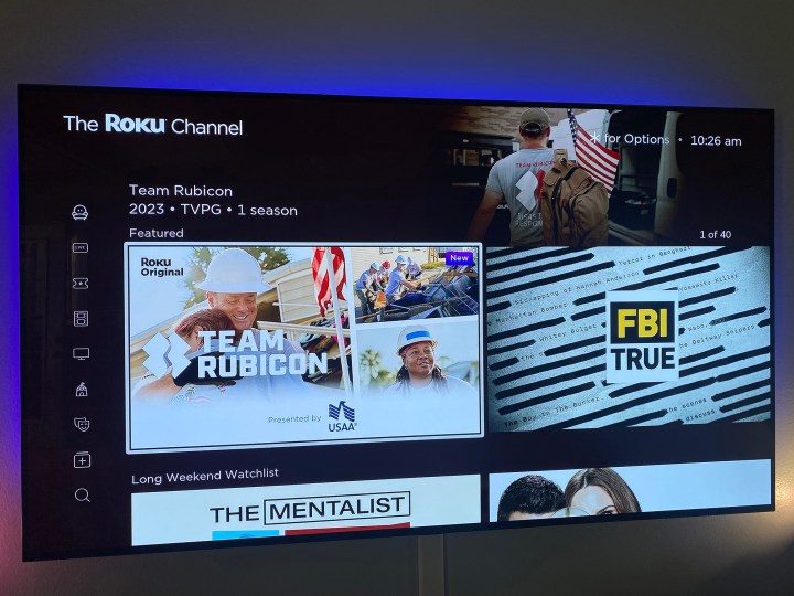 The Roku Channel.