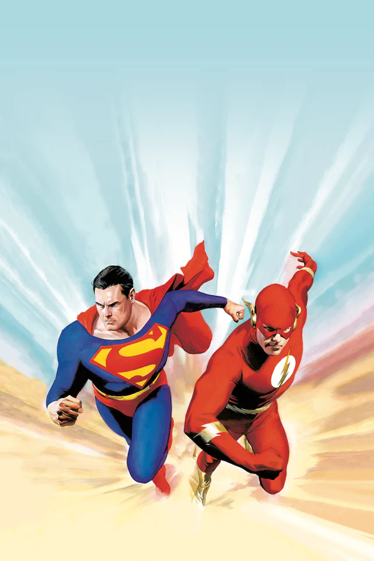 Superman e Flash de Alex Ross.