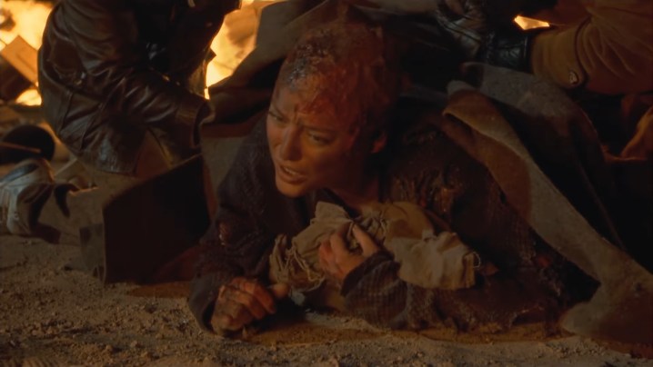A severely burned Helen in "Candyman" (1992).