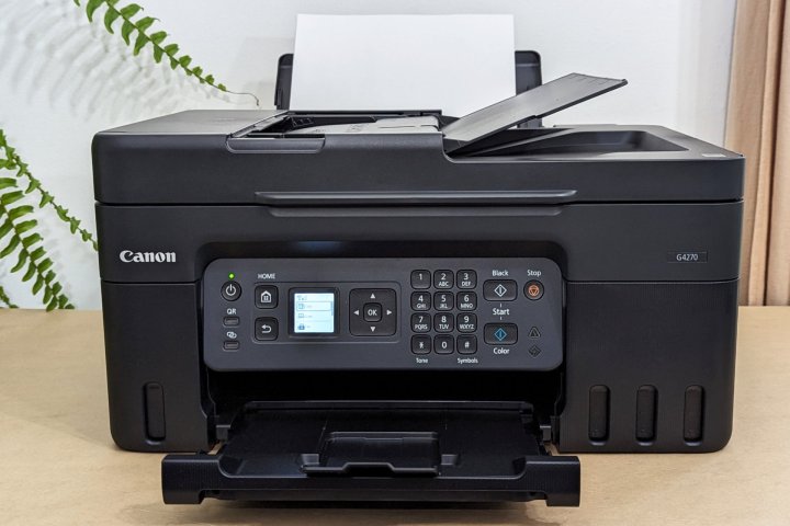 La Pixma G4270 di Canon è una stampante per l'home office dall'aspetto piacevole.