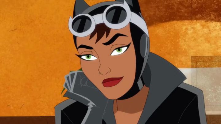 Catwoman looking unimpressed in Harley Quinn.