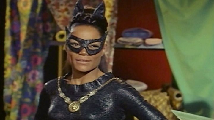 Eartha Kitt dans le rôle de Catwoman dans l'émission Batman de 1966.