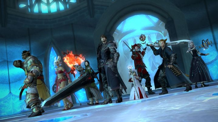 A screenshot of Final Fantasy XIV running on Xbox.