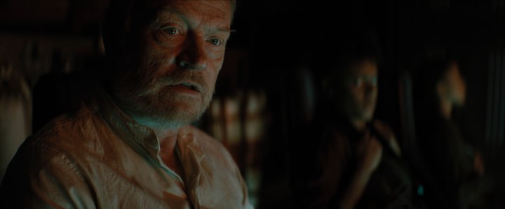 Jared Harris stares in a scene from Foundation.