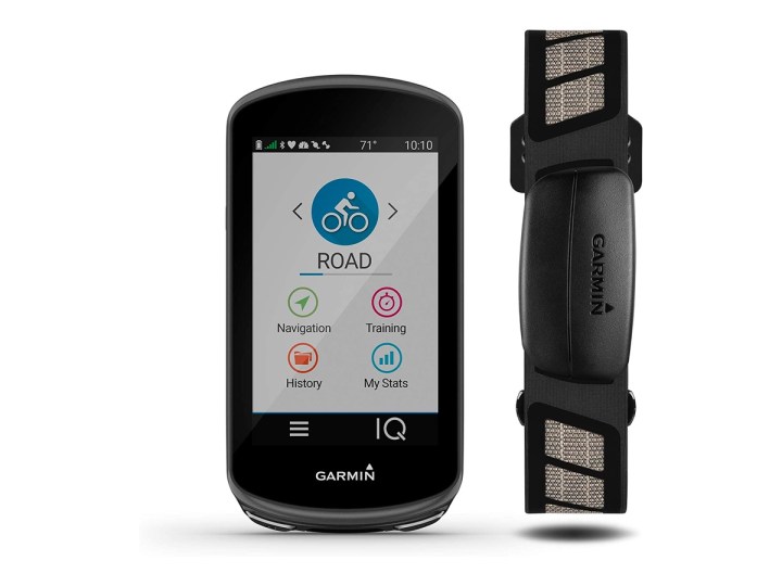 The Garmin Edge 1030 Plus GPS cycling computer against a white background.