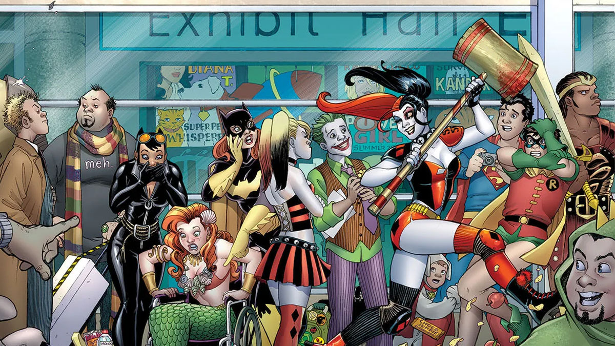 A capa de Harley Quinn invade a Comic-Con.