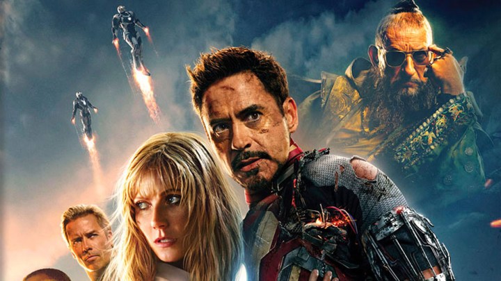 L'affiche officielle du casting d'Iron Man 3.