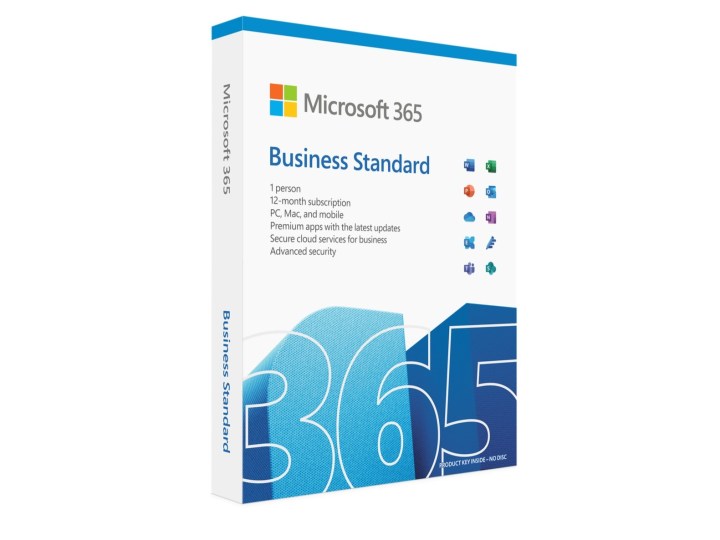 Arte da caixa da imagem do produto Microsoft 365 Business Standard.