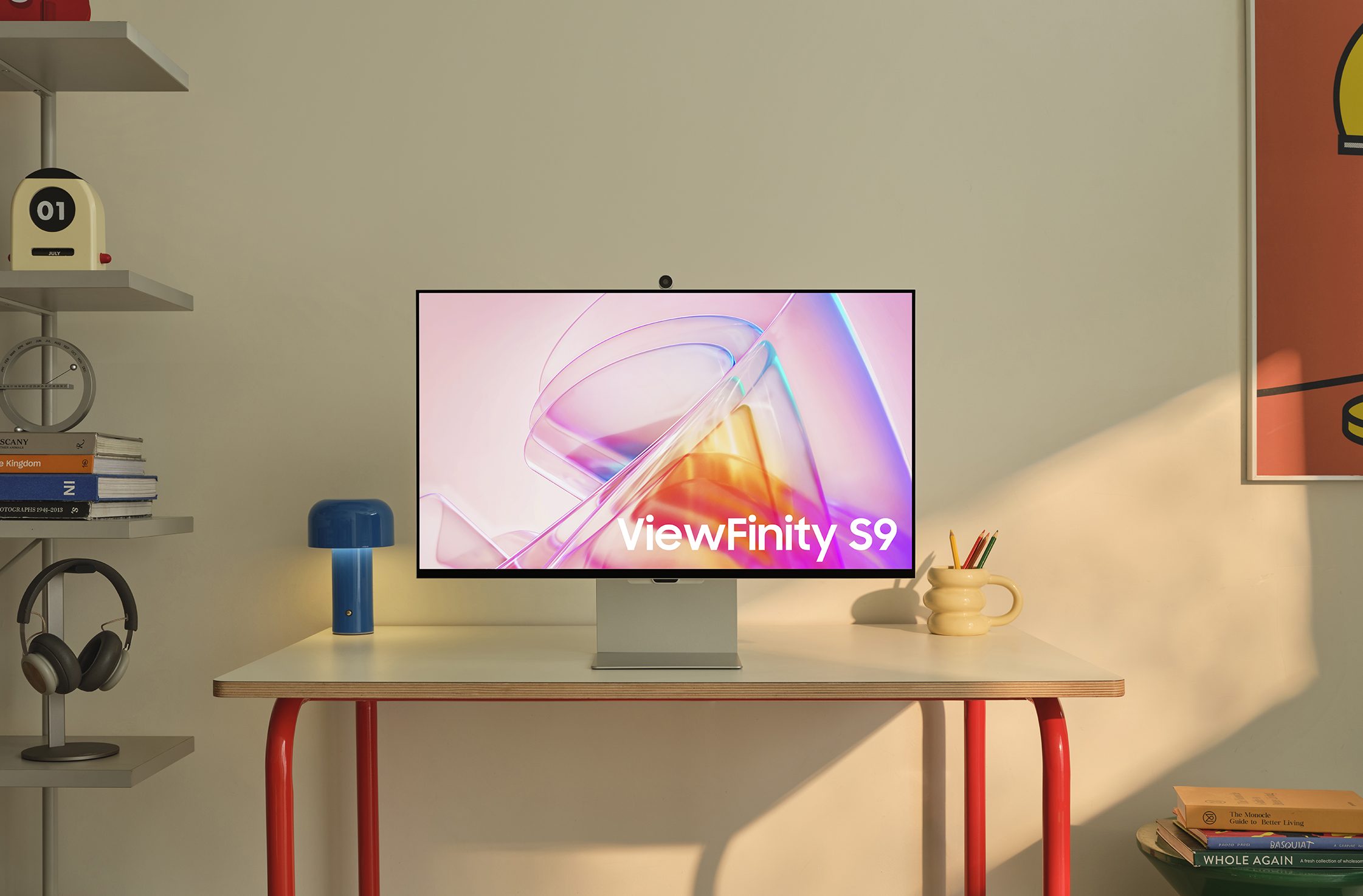 Press image of the Samsung ViewFinity S9 studio monitor.