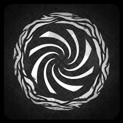 O símbolo espiral para o mod fargazer em Remnant 2.