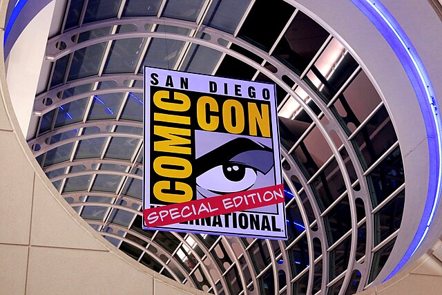 O banner da San Diego Comic-Con: Special Edition.