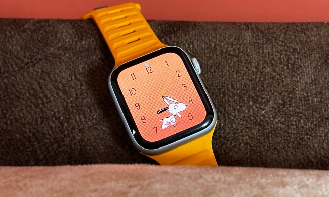 Snoopy watch face on Apple Watch SE