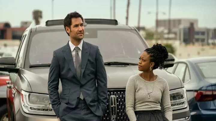 Manuel Garcia-Rulfo and Jazz Raycole in The Lincoln Lawyer.