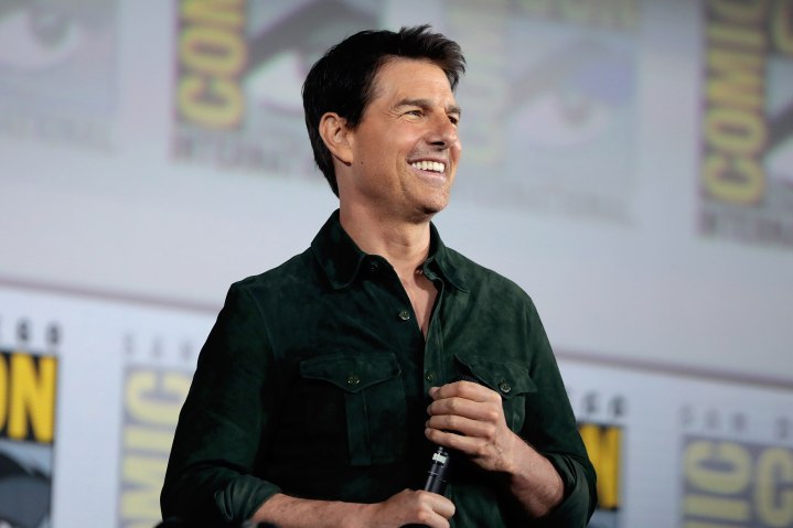 Tom Cruise na Comic-Con para 'Top Gun: Maverick'.