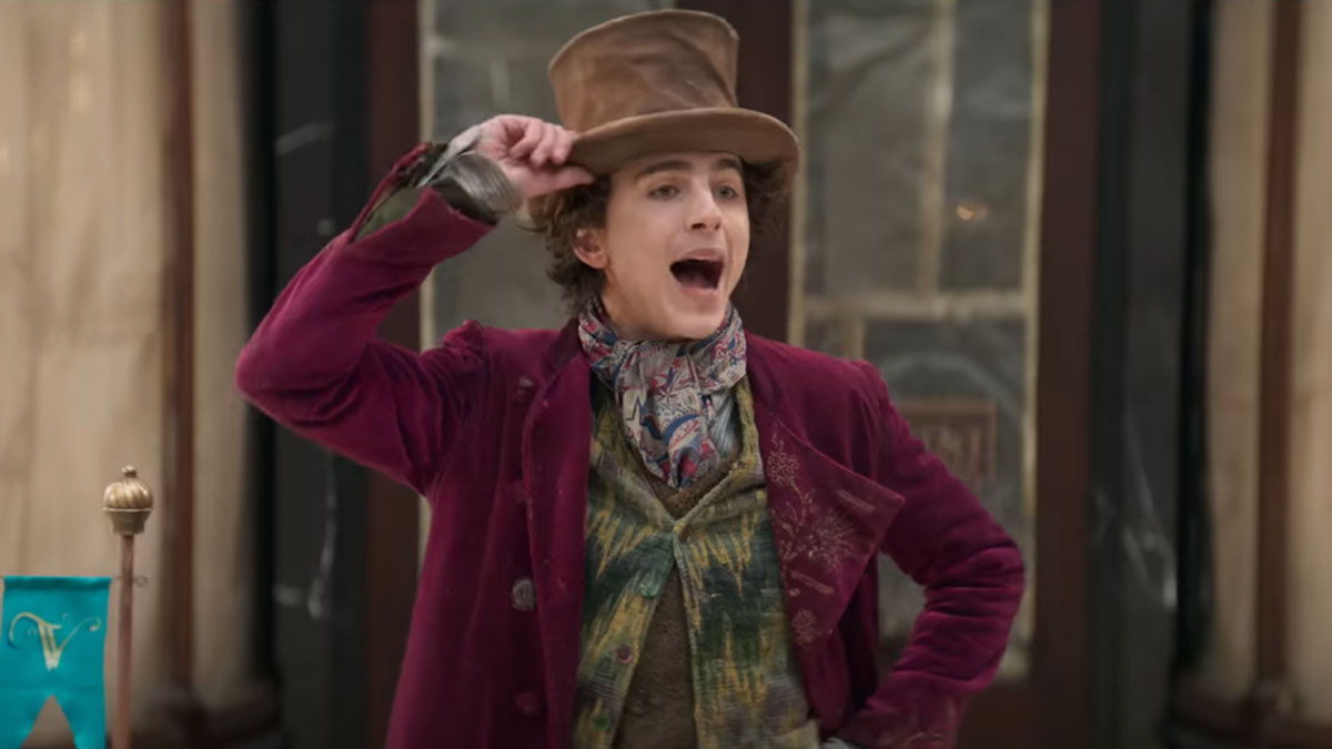 Timothée Chalamet becomes a legend in Wonka's first trailer