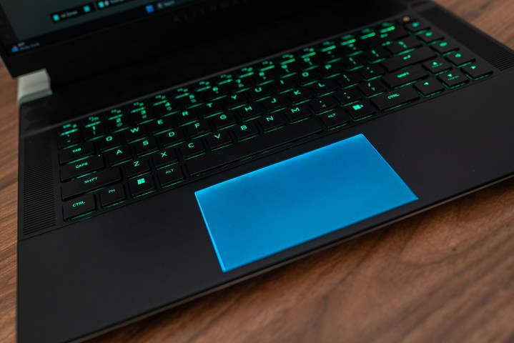 Trackpad on the Alienware x16.
