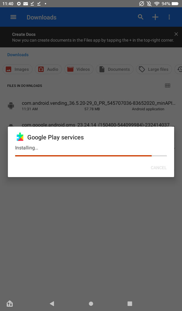 Cómo instalar Google Play Store en Amazon Fire Tablet Fire16