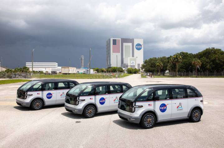 Los nuevos vehículos eléctricos de transporte de tripulación de la NASA.
