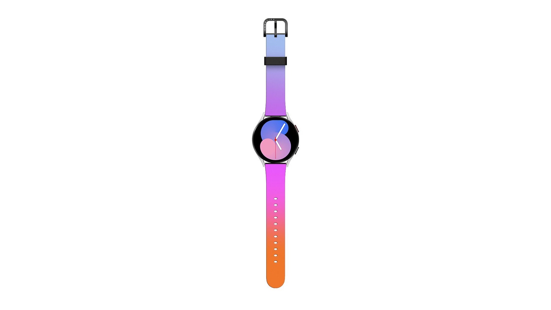 CASETiFY pink orange gradient Flexi Band for Samsung Galaxy Watch.