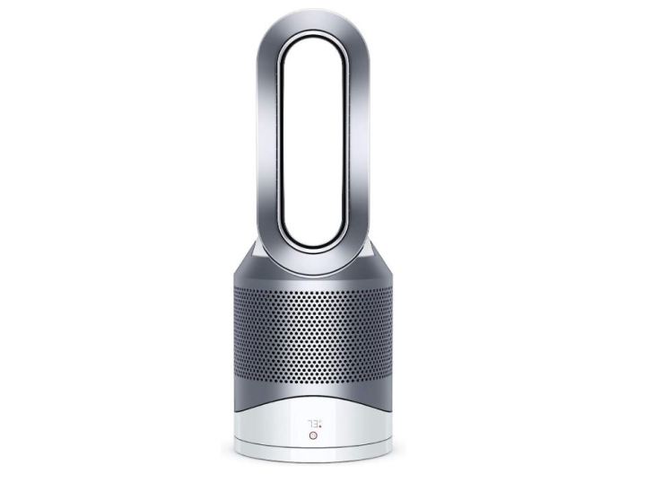 The Dyson HP01 air purifier on a white background.