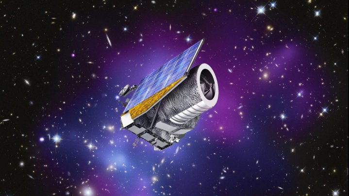 The ESA' Euclid telescope has a mission to map the dark matter in the universe.
