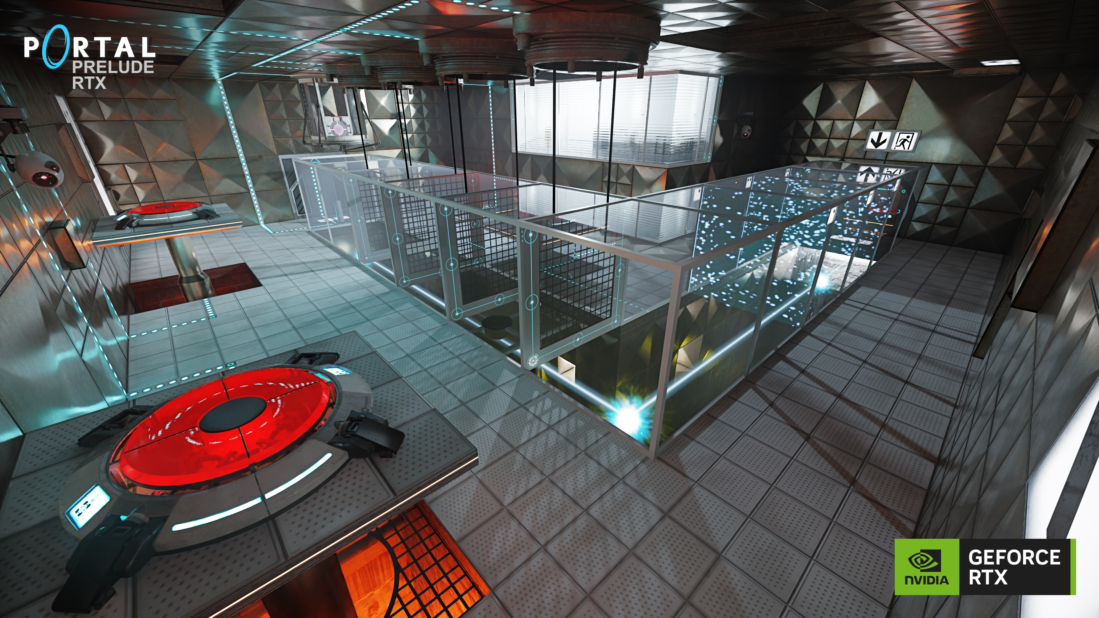 Screenshot of Portal: Prelude RTX.