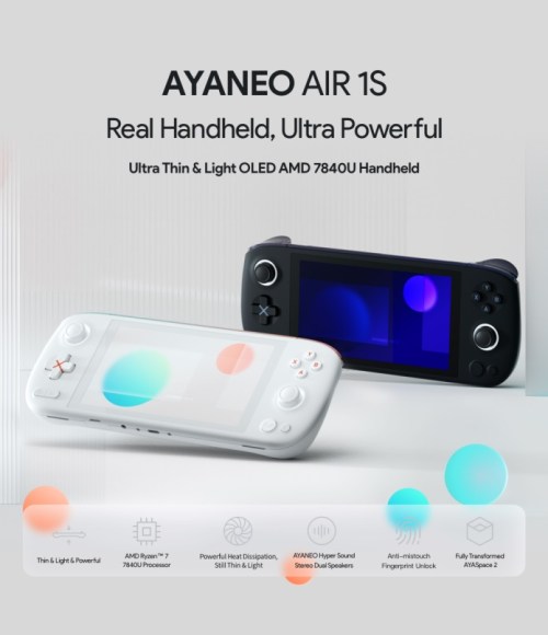 Highlight features of the AYA NEO AIR 1S
