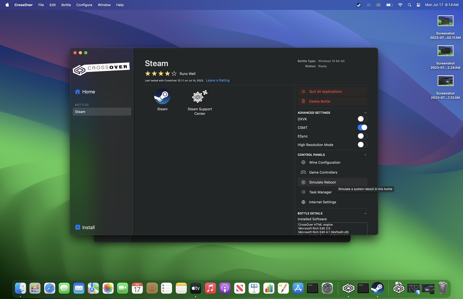 One of the best game launchers for Mac just got macOS Sonoma's best gaming  feature