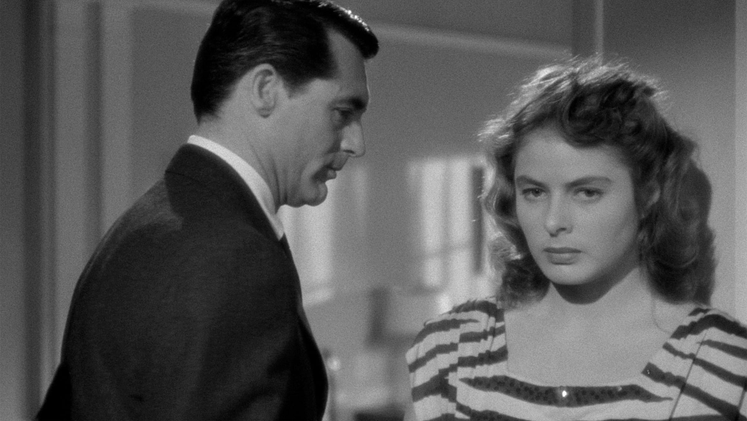 Cary Grant e Ingrid Bergman em 'Notorious'. 