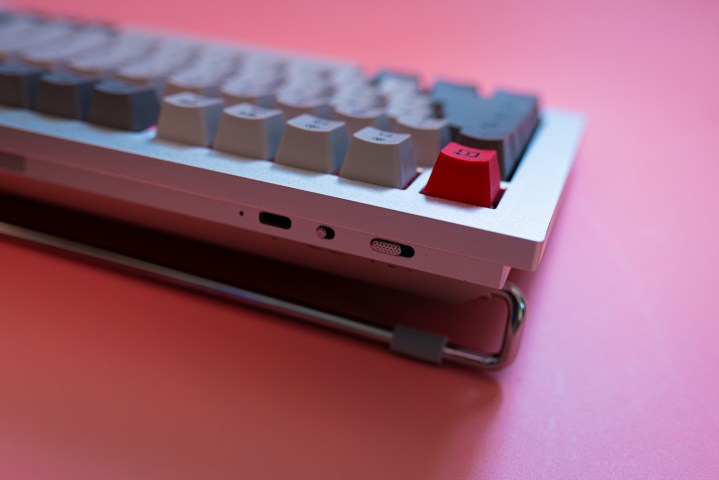 Ports on the back of the OnePlus Keyboard 81 Pro.
