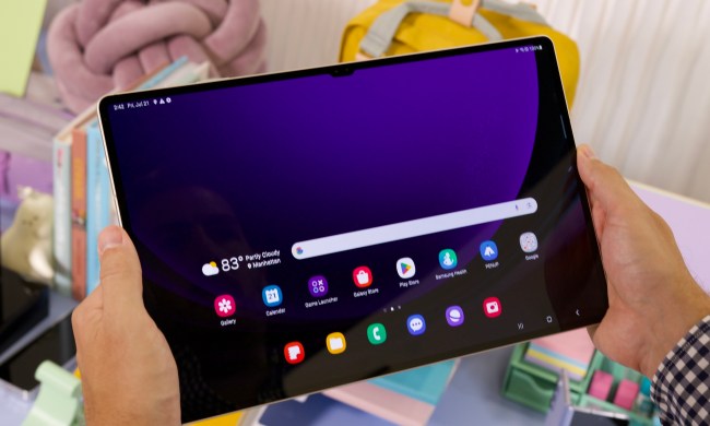 The home screen on the Samsung Galaxy Tab S9 Ultra.
